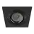 Noxion Encastré Spot Boxi MR16 Inclinable Texture & Brillant Noir |Diamètre 80mm - IP20 - Incl. GU10 Culot