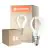 Lot 6x Osram Classic LED E14 Boule Filament Claire 5.9W 806lm - 827 Blanc Très Chaud | Dimmable - Équivalent 60W
