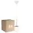 Lot 6x Nordlux Café Suspension Luminaire Verre Blanc | Convient pour E27