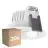 Lot 20x Ledvance Spot LED Adjust Aluminium Blanc 8W 640lm 36D - 927 Blanc Très Chaud | Diamètre 68mm - IP20 - Meilleur rendu des couleurs - Dimmable