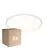 Lot 6x Nordlux LED Plafonnier Oja 42 Blanc 24W 2200lm - 830-840 CCT | IP54 - Dimmable