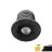 EcoDim Encastré Spot Mini Noir 2.5W 155lm 30D - 827 Blanc Très Chaud | 35mm - Diamètre 28mm - IP67 - Dimmable