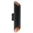 Eglo Applique Murale Agolada Extérieur Acier Galvanisé Noir Cuivre Up & Down 7.4W 660lm - 830 Blanc Chaud