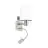 Eglo Applique Murale Pasteri Acier Nickel Satiné 40 | IP20 - Incl. Spot et Excl. 1x E27