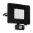 Eglo Applique Murale Faedo 3 Aluminium Noir 31W 3400lm - 850 Blanc Froid | IP44 - Détecteur De Mouvement