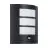 Eglo Applique Murale City Acier Noir | IP44 - Convient pour 1x E27 - Détecteur De Mouvement