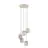 Eglo Suspension Luminaire Romazzina Acier Sablonneux | Convient pour 5x E27
