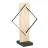 Eglo Lampe De Chevet Boyal Bois Noir, Brun 13W 1750lm - 830 Blanc Chaud