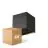 Lot 4x D'Lite Applique Murale Elingen Aluminium Noir Up & Down 2.9W 170lm - 830 Blanc Chaud | IP65 - À Piles - Détecteur De Lumière