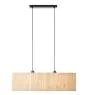 Brilliant Wimea Suspension Luminaire Métal Noir Beige | Convient pour 2x E27