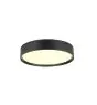 SLV Decona 30 Plafonnier Aluminium Noir Rond 17W 1710lm - 930-940 CCT | IP44 - Meilleur Rendu Des Couleurs - Dimmable 