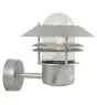 Nordlux Blokhus Applique Murale Acier et Verre Gris | IP54 - Détecteur de Mouvement et de Lumière - Convient pour E27