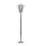 Nordlux Blokhus Lampadaire extérieur Acier et Verre Gris | IP54 - Convient pour E27