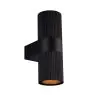 Nordlux Kyklop Applique Murale Aluminium Noir Up & Down | Convient pour 2x GU10