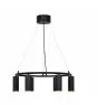 Nordlux Vico Suspension Luminaire Aluminium et Métal Noir | 534mm - Convient pour 6x GU10