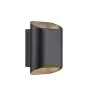 Nordlux Nico 22 Applique Murale Noir IP54 | Convient pour 4x GU10