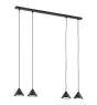 Emibig Suspension Luminaire Elit Acier Noir | Convient pour 4x GX53 - Max 12W