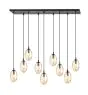 Emibig Suspension Luminaire Astral Acier Noir | Convient pour 9x E14 - Max 10W