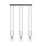 Emibig Suspension Luminaire Glam Acier Noir | Convient pour 3x E14 - Max 10W