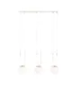 Emibig Suspension Luminaire Glam Acier Blanc | Convient pour 3x E14 - Max 10W