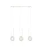 Emibig Suspension Luminaire Glam Acier Blanc | Convient pour 3x E14 - Max 10W