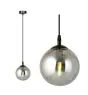 Emibig Suspension Luminaire Cosmo Acier Noir | Convient pour 1x E14 - Max 10W