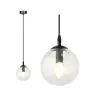 Emibig Suspension Luminaire Cosmo Acier Noir | Convient pour 1x E14 - Max 10W