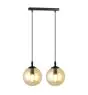 Emibig Suspension Luminaire Cosmo Acier Noir | Convient pour 2x E14 - Max 10W