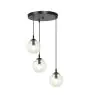 Emibig Suspension Luminaire Cosmo Acier Noir | Convient pour 3x E14 - Max 10W
