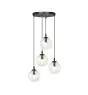 Emibig Suspension Luminaire Cosmo Acier Noir | Convient pour 4x E14 - Max 10W