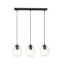 Emibig Suspension Luminaire Istar Acier Noir | Convient pour 3x E27 - Max 10W