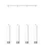 Emibig Suspension Luminaire Kibo Acier Blanc | Convient pour 4x GU10 - Max 10W