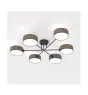 Emibig Plafonnier Maga Acier Brun | Convient pour 6x E14 - Max 10W