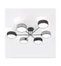 Emibig Plafonnier Maga Acier Noir | Convient pour 6x E14 - Max 10W