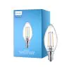 Philips Corepro LED Bougie E14 Filament Claire 2W 250lm – 840 Blanc Froid | Équivalent 25W