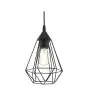 Eglo Suspension Luminaire Tarbes Noir | IP20 - Convient pour 1x E27 
