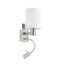 Eglo Applique Murale Pasteri Acier Nickel Satiné 40 | IP20 - Incl. Spot et Excl. 1x E27