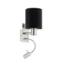 Eglo Applique Murale Pasteri Acier Nickel Satiné 40 | IP20 - Incl. Spot et Excl. 1x E27