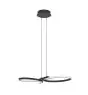 Eglo Suspension Luminaire Serpins Acier Noir 21W 2500lm - 830 Blanc Chaud