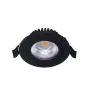 Noxion LED inclinable Slim Spot Noir 6W 550lm - 930 Blanc Chaud | Diamètre 75mm - IP54 - Meilleur rendu des couleurs 
