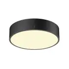 SLV Medo Pro 30 Mur et Plafonnier Aluminium Noir Rond 10W 1350lm - 930-940 CCT | IP50 - Meilleur Rendu Des Couleurs - Dimmable 