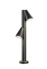 SLV T-Tube Aluminium Noir | Convient pour 2x GU10
