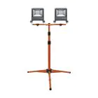 Ledvance Projecteur LED Projecteur de chantier Trépied Foncé Gris 2X50W 9000lm 120D - 840 Blanc Froid | IP65 - Symétrique