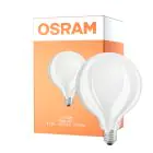 Osram Retrofit LED E27 Globe Filament Dépolie 11W 1521lm - 827 Blanc Très Chaud | Équivalent 100W