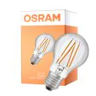 Osram Led Star Classic LED E27 Poire Filament Claire 4.9W 470lm - 827 Blanc Très Chaud | Détecteur De Lumière