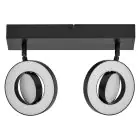 Ledvance LED Decor Spot Saturn Plastique Noir 21W 440lm - 830-842-865 CCT