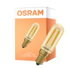 Osram Vintage 1906 LED Special Shapes E14 Tubular Ambre 4.8W 470lm - 822 Blanc Très Chaud | Dimmable - Équivalent 40W