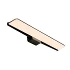 Nordlux Tinia 60 Applique Murale Métal Noir - 24W 1800lm - 930-940 CCT | IP44 - Meilleur Rendu Des Couleurs - 3 Niveaux De Gradation Dimmable