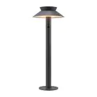Nordlux Solar Lampadaire extérieur Justina Métal Anthracite 5W 400lm - 830 Blanc Chaud | Détecteur de Mouvement et de Lumière