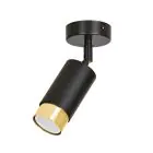 Emibig Plafonnier Hiro Acier Noir | Convient pour 1x GU10 - Max 10W